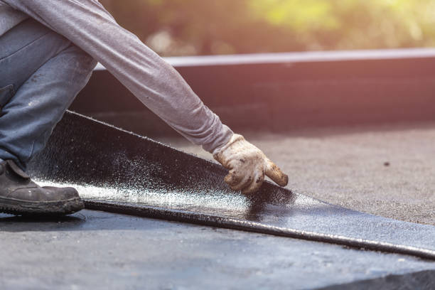 Professional Waterproofing technician working in Hudson, NC